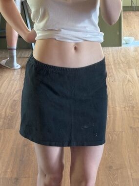 Brandy Melville Black Mini Skirt